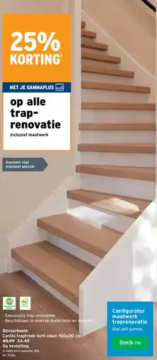 GAMMA trap-renovatie aanbieding