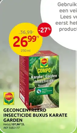 Brico geconcentreerd insecticide buxus karate garden aanbieding