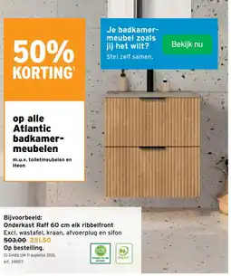 GAMMA Atlantic badkamer-meubelen aanbieding