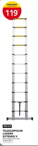 Brico Telescopische ladder extendo v aanbieding