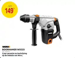 Brico Boorhamer wx333 aanbieding