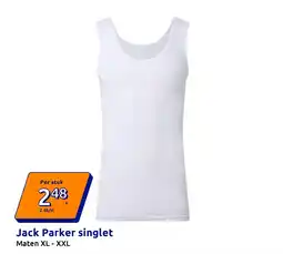 Action jack parker singlet aanbieding