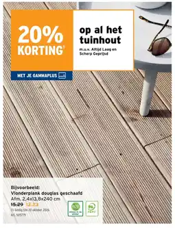 GAMMA Vlonderplank douglas geschaafd aanbieding