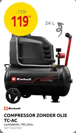 Brico compressor zonder olie tc-ac aanbieding