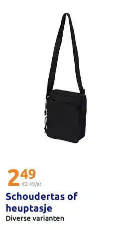 Action Schoudertas of heuptasje aanbieding