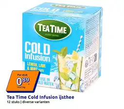 Action Tea Time Cold Infusion ijsthee aanbieding