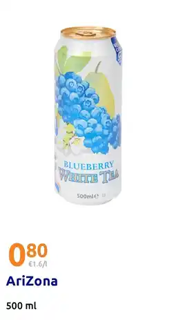 Action blueberry white tea aanbieding