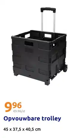 Action Opvouwbare trolley aanbieding