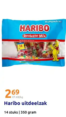 Action Haribo uitdeelzak aanbieding