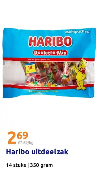 Action Haribo uitdeelzak aanbieding