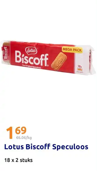 Action Lotus biscoff speculoos aanbieding