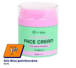Action Skin bliss gezichtscrème aanbieding
