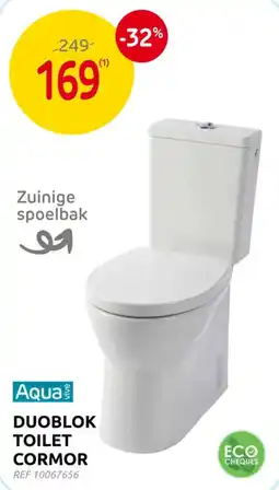 Brico Duoblok toilet cormor aanbieding