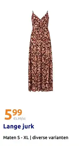 Action Lange jurk aanbieding