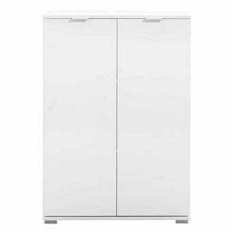 Leen Bakker Kast Alaska - wit - 101x71x35 cm - Leen Bakker aanbieding