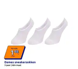 Action Dames sneakersokken aanbieding