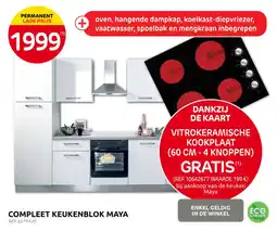 Brico Compleet keukenblok maya aanbieding