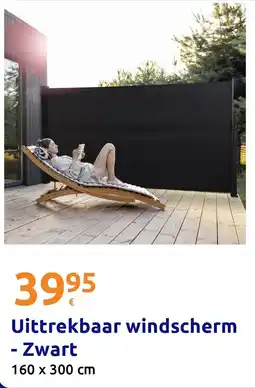 Action Uittrekbaar windscherm aanbieding