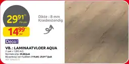 Brico Laminaatvloer aqua aanbieding