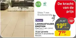 Brico Laminaatvloer emotion aanbieding