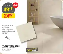 Brico Vloertegel hope aanbieding