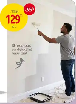Brico Streeploos en dekkend resultaat aanbieding