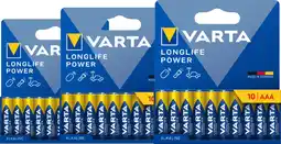 Coolblue Varta Longlife Power AAA Lot de 30 Pièces aanbieding