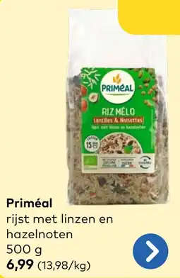 Bio Planet priméal rijst met linzen en hazelnoten aanbieding