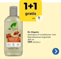 Bio Planet Dr. Organic shampoo of conditioner met Marokkaanse arganolie aanbieding