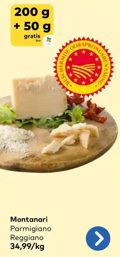 Bio Planet Montanari Parmigiano Reggiano aanbieding