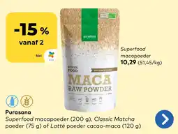 Bio Planet Superfood macapoeder aanbieding