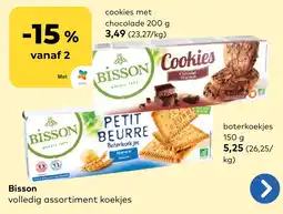 Bio Planet cookies met chocolade aanbieding