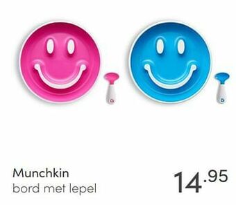 Baby & Tiener Munchkin bord met lepel aanbieding