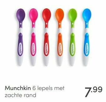 Munchkin 6 lepels met zachte rand