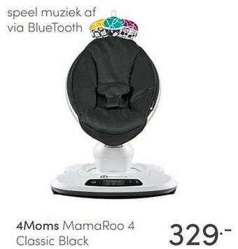 Baby & Tiener 4moms mamaroo 4 classic black aanbieding