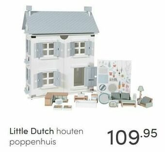 Baby & Tiener Little dutch houten poppenhuis aanbieding