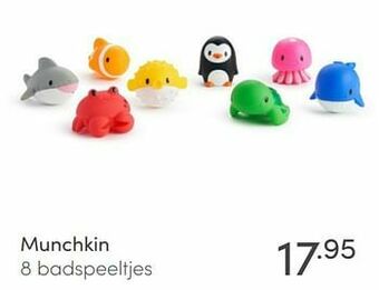 Baby & Tiener Munchkin 8 badspeeltjes aanbieding