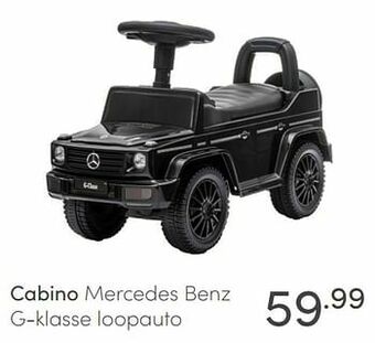 Baby & Tiener Cabino mercedes benz g-klasse loopauto aanbieding
