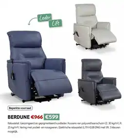 Crack Berdune relaxzetel aanbieding
