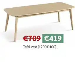 Crack Tafel vast aanbieding