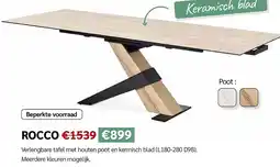 Crack Rocco tafel aanbieding