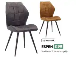 Crack Stoel in stof aanbieding