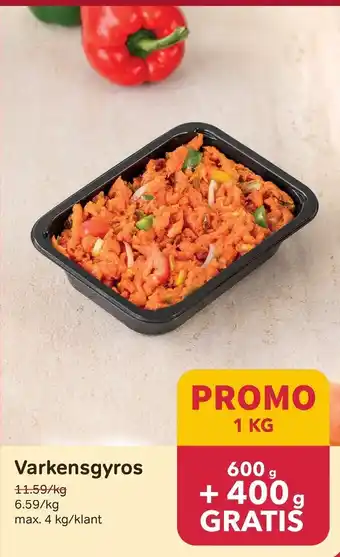 Bon Ap Varkensgyros aanbieding