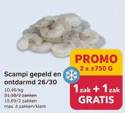 Bon Ap Scampi gepeld en ontdarmd aanbieding