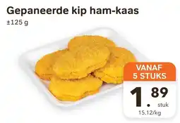 Bon Ap Gepaneerde kip ham-kaas aanbieding