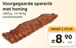 Bon Ap Voorgegaarde sparerib met honing aanbieding