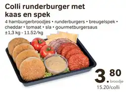 Bon Ap Colli Runderburger met Kaas en Spek aanbieding