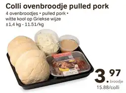 Bon Ap Colli ovenbroodje pulled pork aanbieding