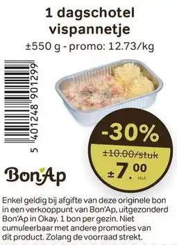 Bon Ap 1 dagschotel vispannetje aanbieding
