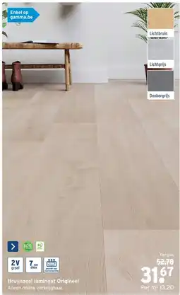 GAMMA Bruynzeel laminaat Origineel aanbieding